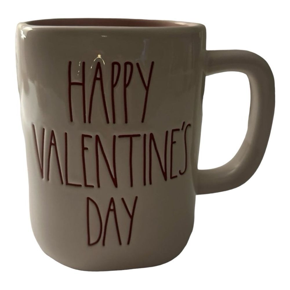 Rae Dunn Happy Valentine's‎ Day Coffee Mug, Large Letter, HTF